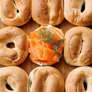 Smoked Salmon Bagels