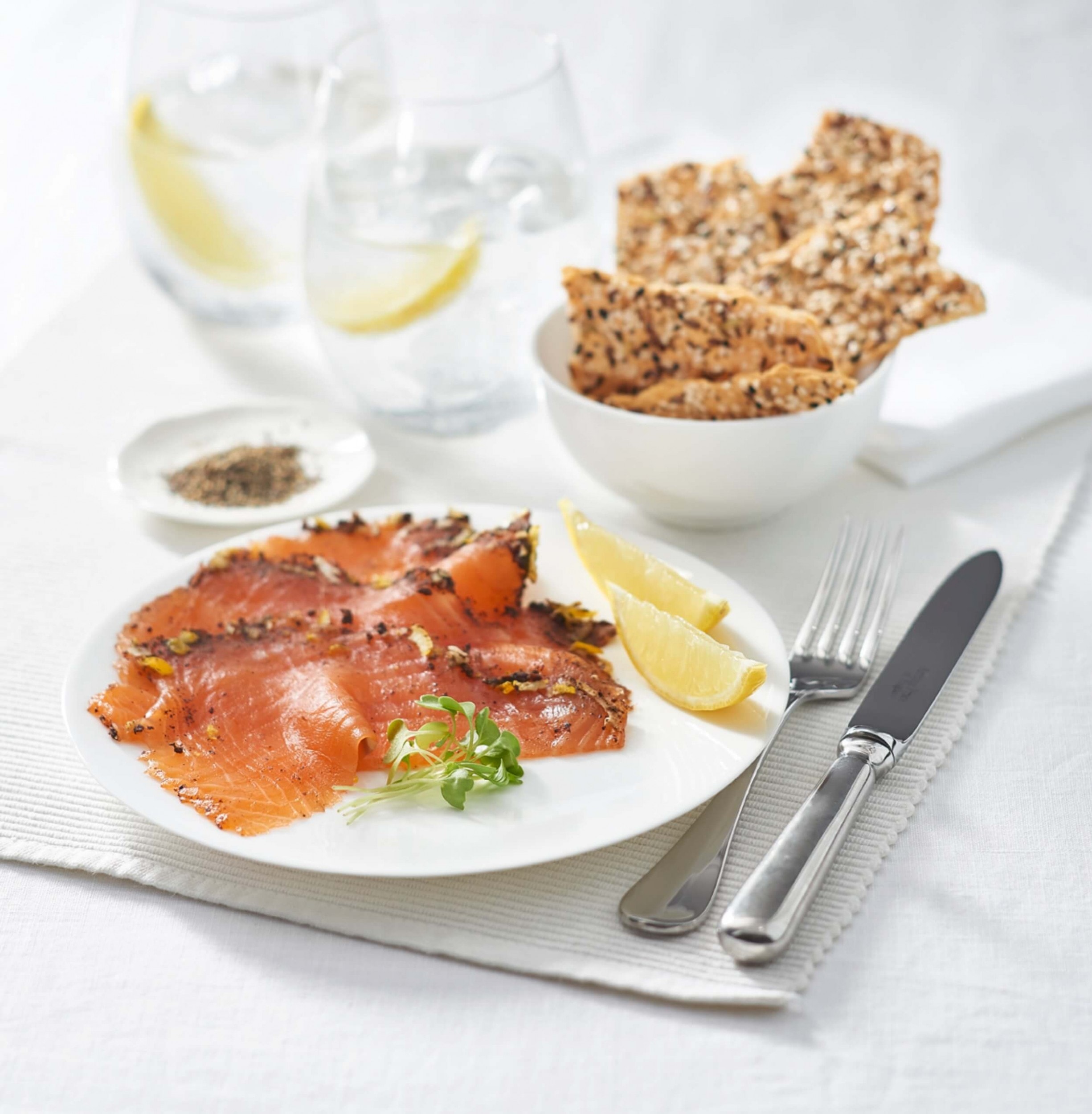 Image of Gin & Tonic Smoked Salmon