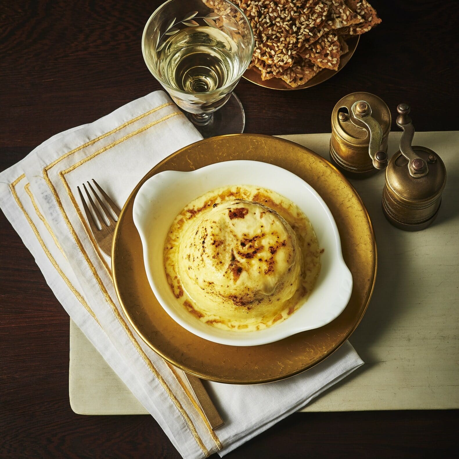 Image of Double Baked Cheese Soufflé Suissesse