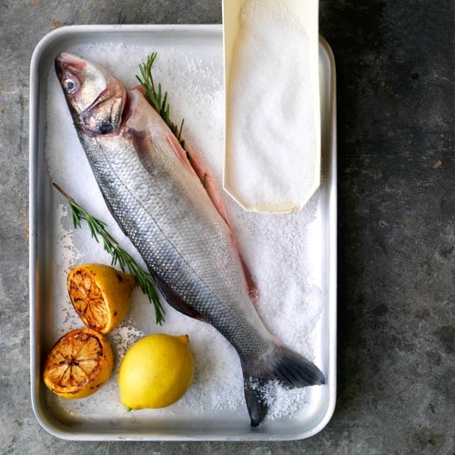 Image of Salt-Baked Seabass Kit with Lemon & Herbs