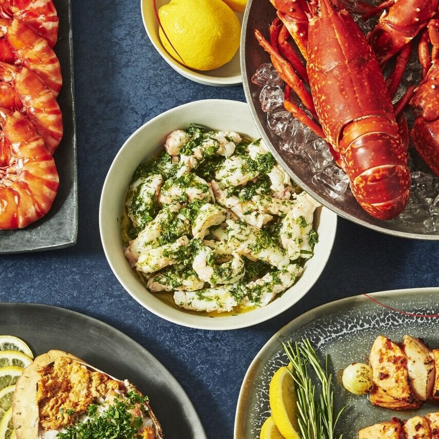 Image of Langoustine Tails in Sauce Vierge
