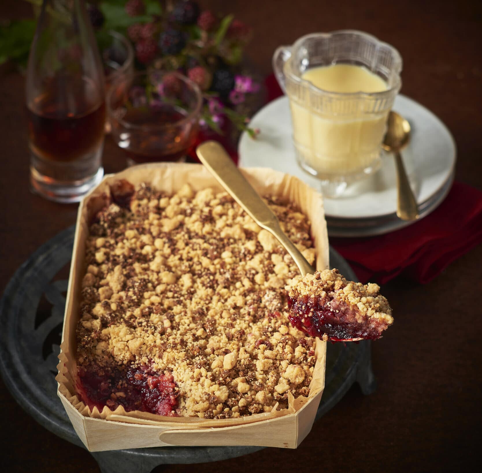 Image of Apple and Bramble Crumble